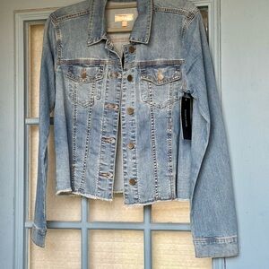 Kut from the Kloth Blue Denim Jacket Classic Fit